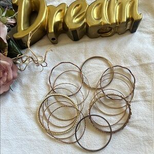 Elegant Gold Bangle Lot